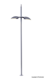 Viessmann, 6034, H0 Stadtleuchte modern, doppelt, LED weiß